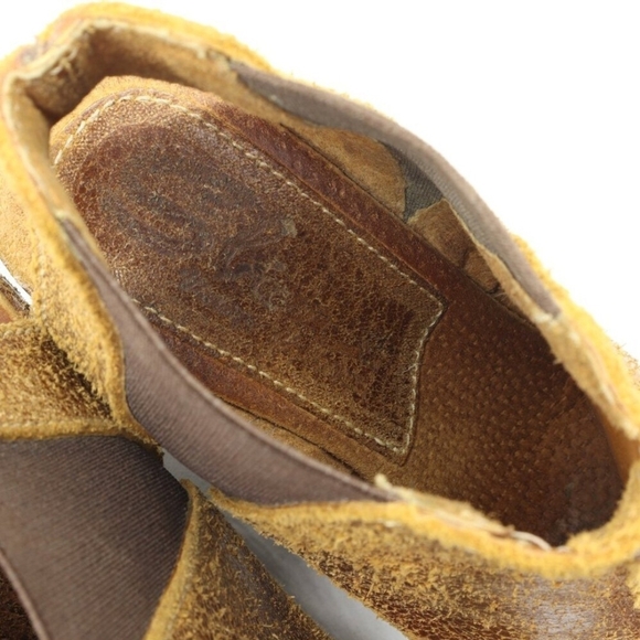 Sbicca Brown Wedge Ankle Boots - Picture 9 of 12